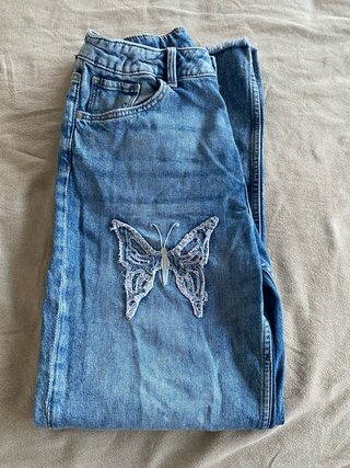 Jeans Baggy Boot Cut Azul
