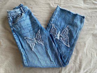 Jeans Baggy Boot Cut Azul