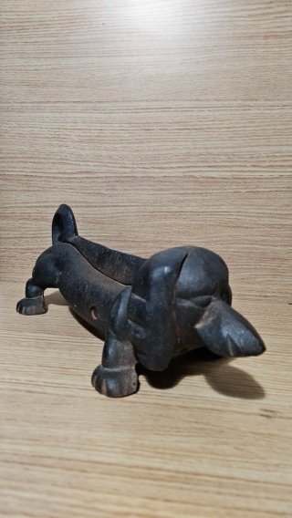Perro sujetapuertas/limpiabotas hierro fundido