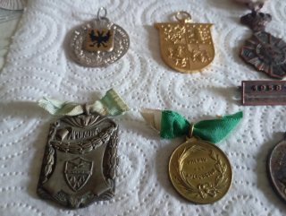 Lote de 8 medallas y insignias