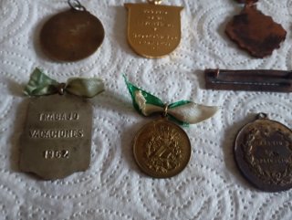 Lote de 8 medallas y insignias