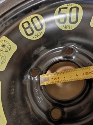 Rueda de repuesto Continental T125/55 R16