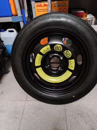 Rueda de repuesto Continental T125/55 R16