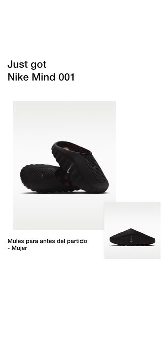 Nike Mind 001 - Negro/Hyper Crimson/Blanco/ Chrome
