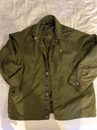 Chaqueta Yves Saint Laurent Verde Militar