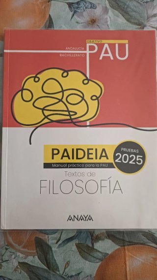 Libro filosofía 2°Bachillerato ANAYA