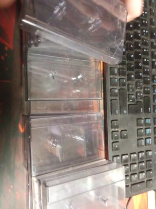 Lote de 21 cajas para cintas de cassette