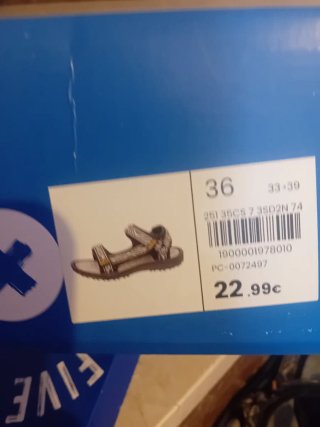 Sandalias Verano Talla 36