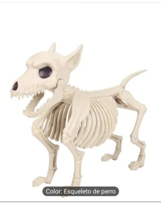 Esqueleto de Perro Decorativo 30cm