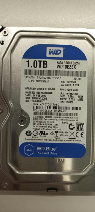 Disco Duro SIN ERRORES! Western Digital 1TB