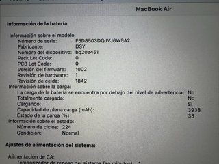 MacBook Air 13” 2018 Dorado