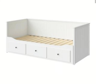 Cama nido blanca Ikea madera