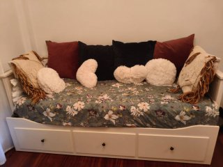 Cama nido blanca Ikea madera