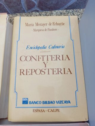 Libros de cocina y reposteria