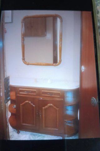 Mueble recibidor vintage madera