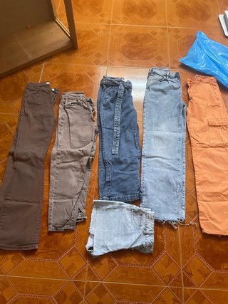 Lote 6 Pantalones Variados Talla 36