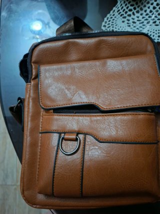 Bolso de hombre marrón