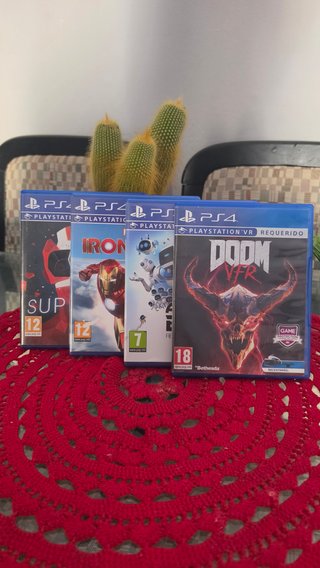 Pack 4 Juegos PS4 VR