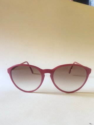 3-55 Occhiali sole MD vintage 80 rotondi rosso