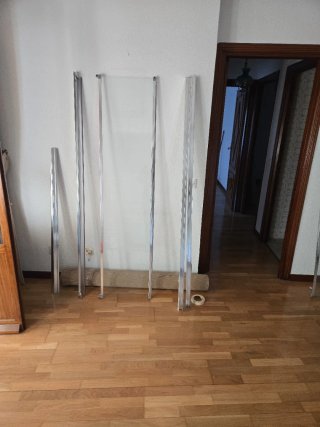 Mampara de ducha de 1,40m