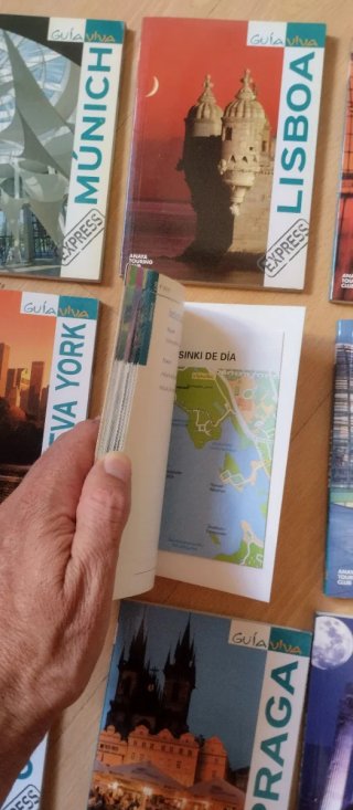 Lote 9 guías de viaje