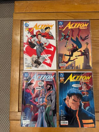 4 primeros números Action comics all in