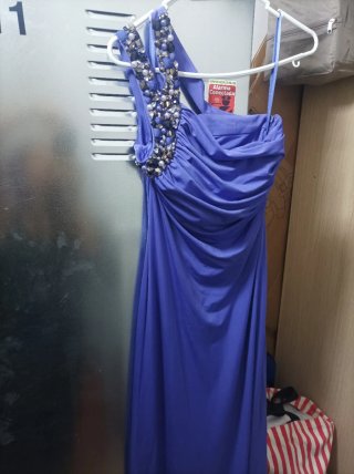 Vestido de Fiesta Morado El Corte Inglés