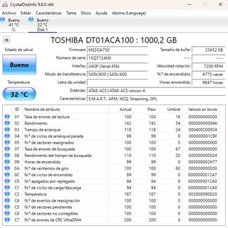 Disco Duro Toshiba 1TB SATA 3.5"