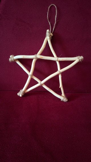 Stella Natale completamente naturale