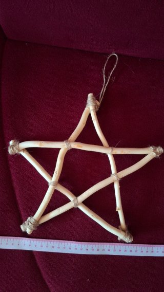 Stella Natale completamente naturale