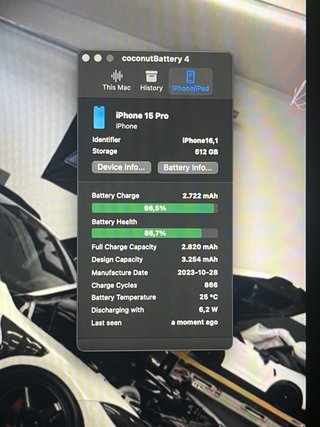 Batería para iPhone 15 Pro