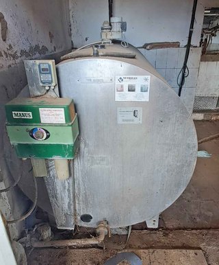Tanque de leche Manus de 2.600 Litros.