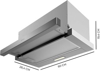 Cecotec Campana Extractora Telescópica 60 cm