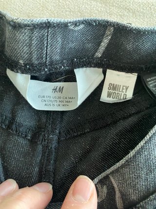 Par de pantalones jegging ligeros estampados