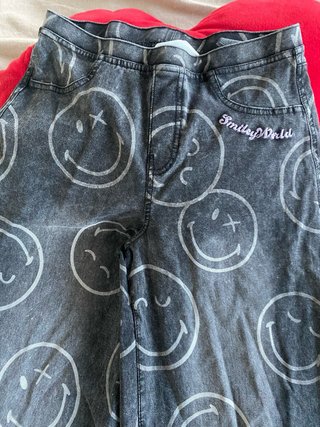 Par de pantalones jegging ligeros estampados
