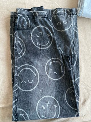 Par de pantalones jegging ligeros estampados