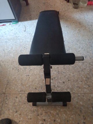 Bicicleta Spinning,  elíptica y banco abdominales