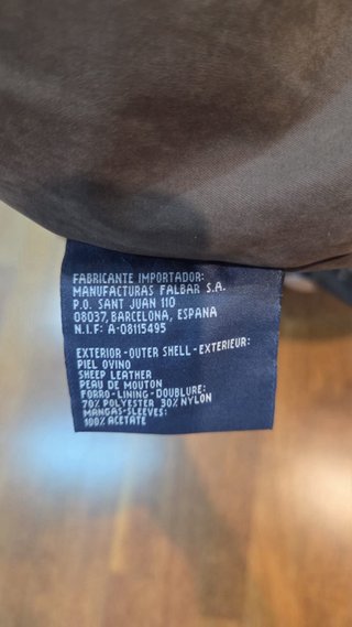 Chaqueta de piel Veneto Hombre