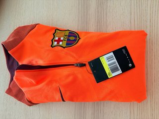 Sudadera FC Barcelona Naranja Nike Talla S