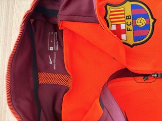 Sudadera FC Barcelona Naranja Nike Talla S