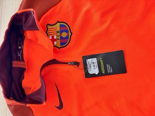 Sudadera FC Barcelona Naranja Nike Talla S