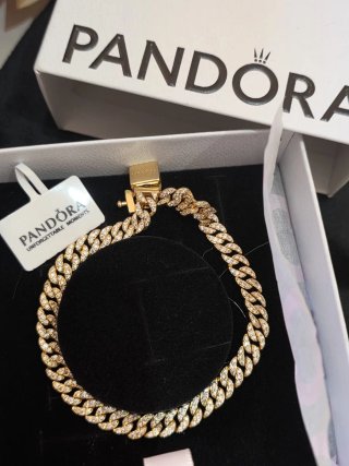 Pulsera Pandora Oro Circonita