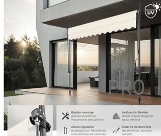Toldo plegable para balcón