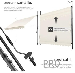Toldo plegable para balcón