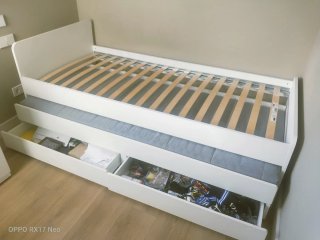 Cama nido IKEA SLAKT con 2 cajones