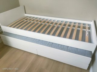 Cama nido IKEA SLAKT con 2 cajones
