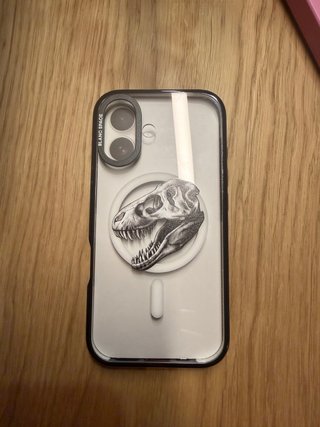 Funda iPhone 16 Blanc Space T-Rex