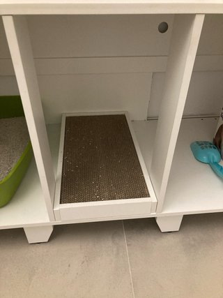 Mueble Arenero para Gatos 2 en 1
