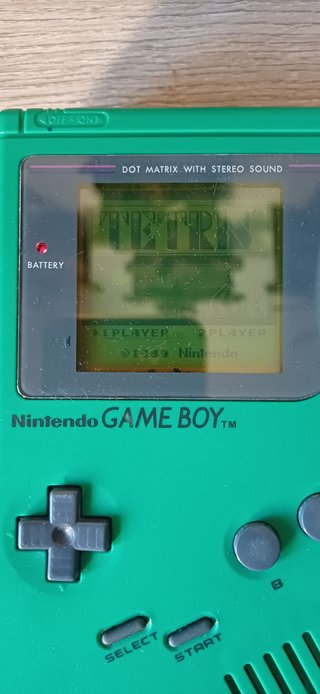 Nintendo Game Boy Verde + Tetris