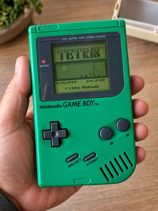 Nintendo Game Boy Verde + Tetris